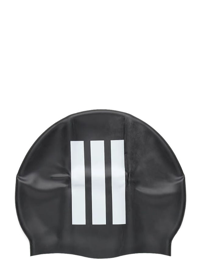 Adidas Kids 3-Stripes Swim Cap - Image 2